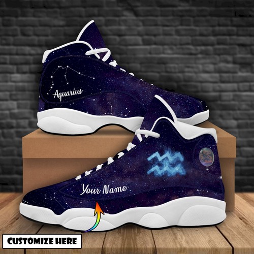 Tubopro Aquarius Zodiac AJ13 Sneakers Shoes For Men And Women
