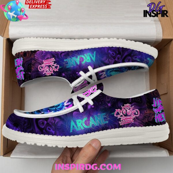 Tubopro Arcane Jinx Personalized Hey Dude Shoes For Men And Women - Image 2