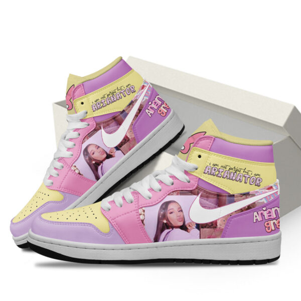 Tubopro Ariana Grande AJ1 High Sneakers Shoes For Men And Women - Image 2