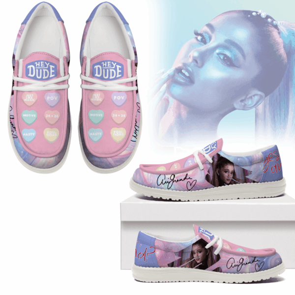 Tubopro Ariana Grande Personalized Hey Dude Shoes For Men And Women