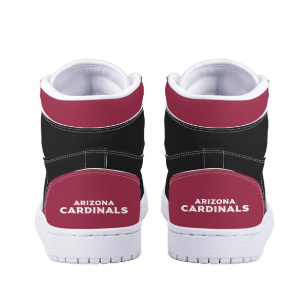 Tubopro Arizona Cardinals AJ1 High Sneakers Shoes For Men And Women - Image 4