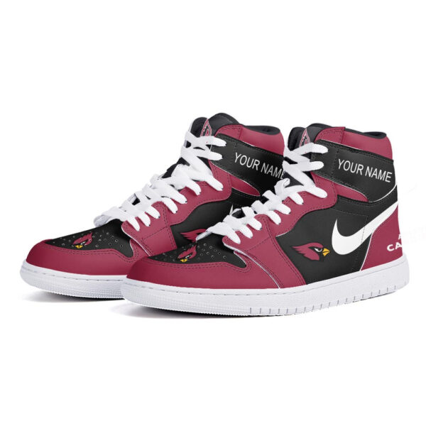Tubopro Arizona Cardinals AJ1 High Sneakers Shoes For Men And Women