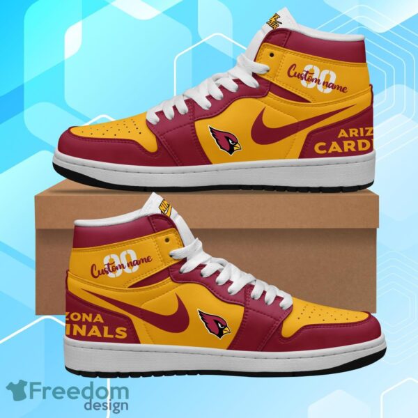 Tubopro Arizona Cardinals AJ1 High Sneakers Shoes For Men And Women