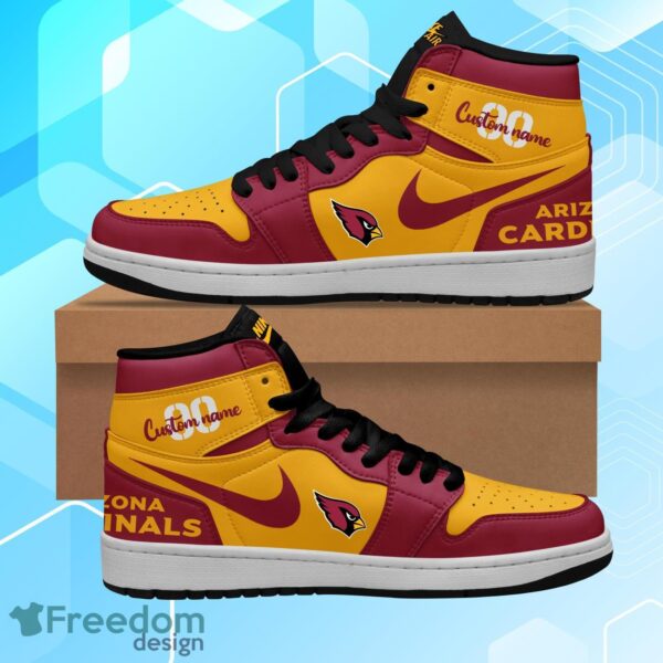 Tubopro Arizona Cardinals AJ1 High Sneakers Shoes For Men And Women