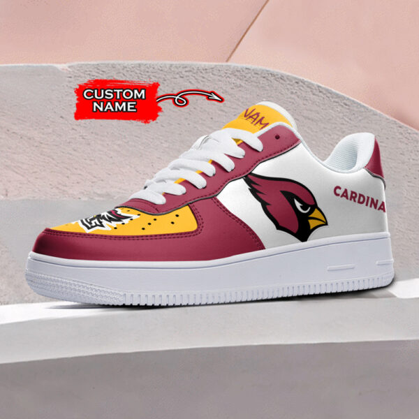 Tubopro Arizona Cardinals NFL Air Low-Top Sneakers Shoes For Men And Women - Image 2