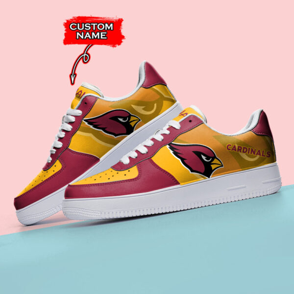 Tubopro Arizona Cardinals NFL Air Low-Top Sneakers Shoes For Men And Women - Image 3