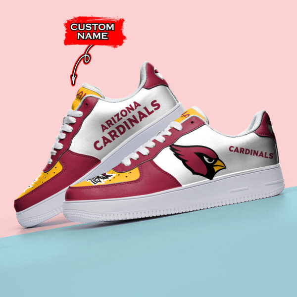 Tubopro Arizona Cardinals NFL Air Low-Top Sneakers Shoes For Men And Women - Image 3