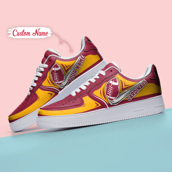 Tubopro Arizona Cardinals NFL Air Low-Top Sneakers Shoes For Men And Women - Image 4