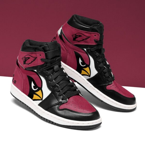Tubopro Arizona Cardinals NFL AJ1 High Sneakers Shoes For Men And Women