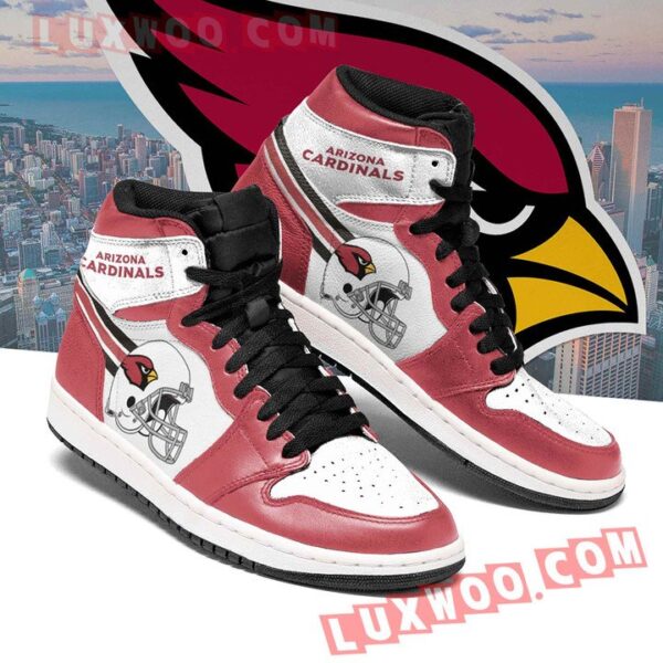 Tubopro Arizona Cardinals NFL AJ1 High Sneakers Shoes For Men And Women