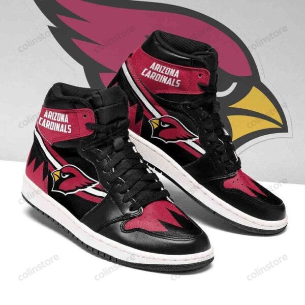 Tubopro Arizona Cardinals NFL AJ1 High Sneakers Shoes For Men And Women