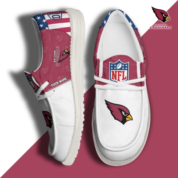 Tubopro Arizona Cardinals Personalized Hey Dude Shoes For Men And Women