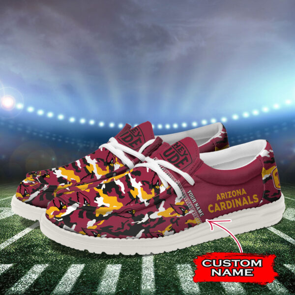Tubopro Arizona Cardinals Personalized Hey Dude Shoes For Men And Women - Image 3