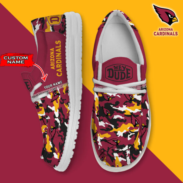 Tubopro Arizona Cardinals Personalized Hey Dude Shoes For Men And Women