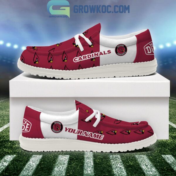 Tubopro Arizona Cardinals Personalized Hey Dude Shoes For Men And Women