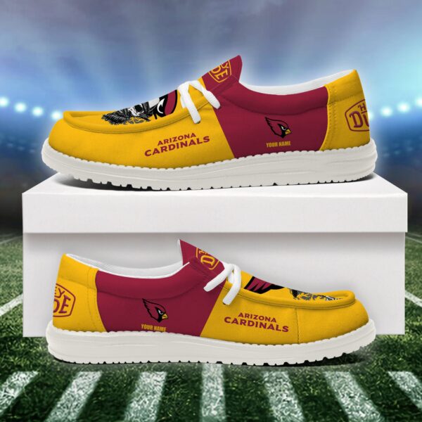Tubopro Arizona Cardinals Personalized Hey Dude Shoes For Men And Women - Image 4