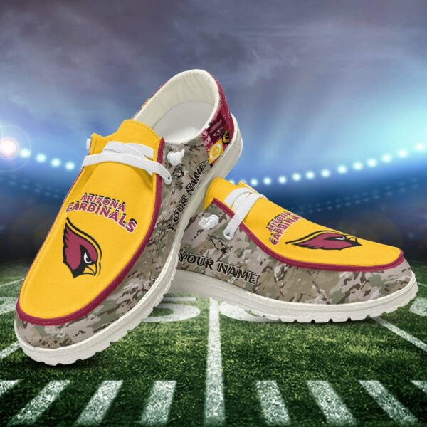 Tubopro Arizona Cardinals Personalized Hey Dude Shoes For Men And Women