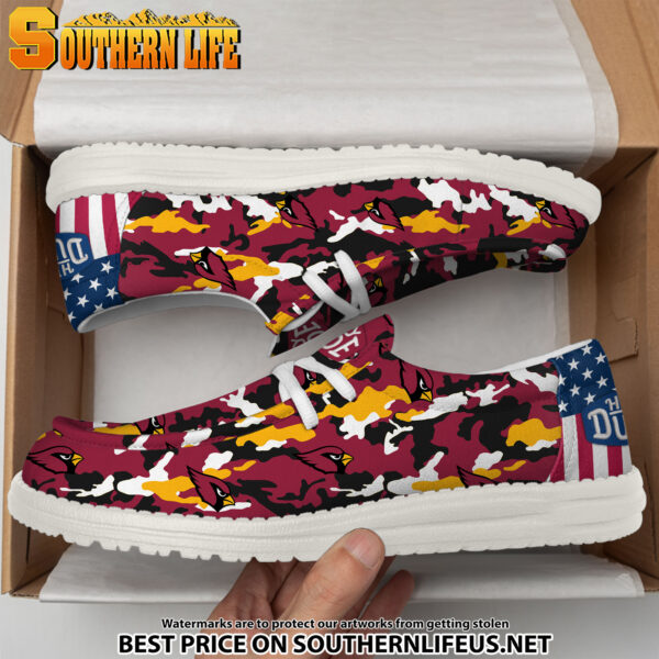 Tubopro Arizona Cardinals Personalized Hey Dude Shoes For Men And Women - Image 4