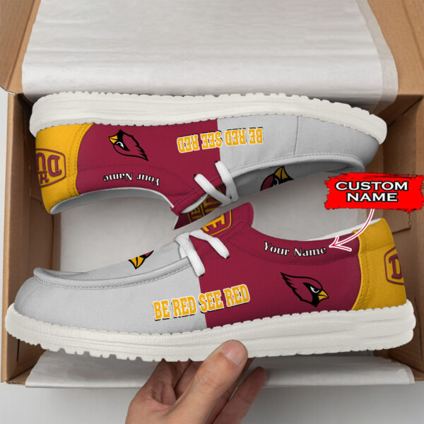 Tubopro Arizona Cardinals Personalized Hey Dude Shoes For Men And Women - Image 2