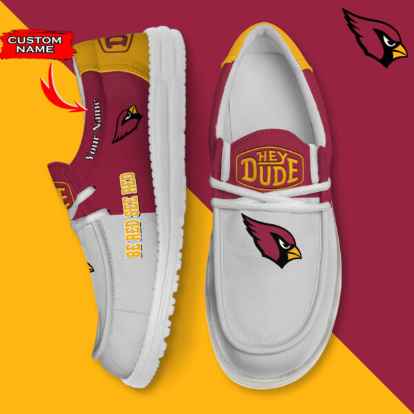 Tubopro Arizona Cardinals Personalized Hey Dude Shoes For Men And Women