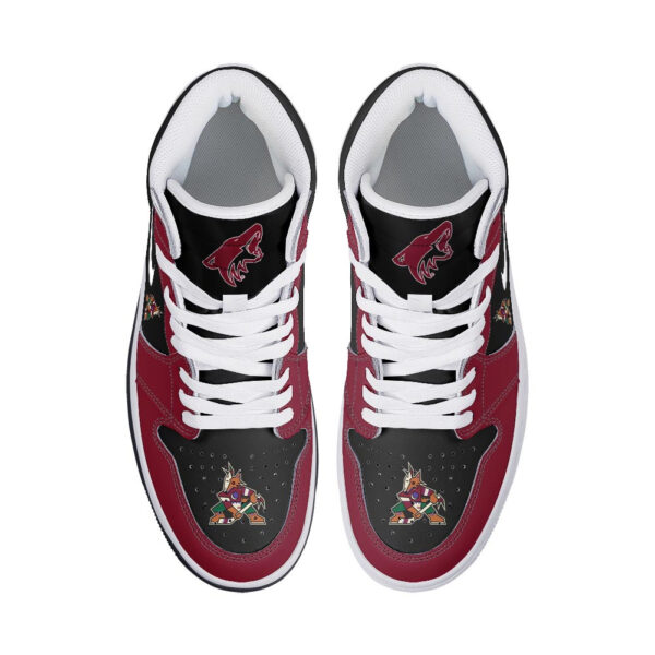Tubopro Arizona Coyotes AJ1 High Sneakers Shoes For Men And Women - Image 3