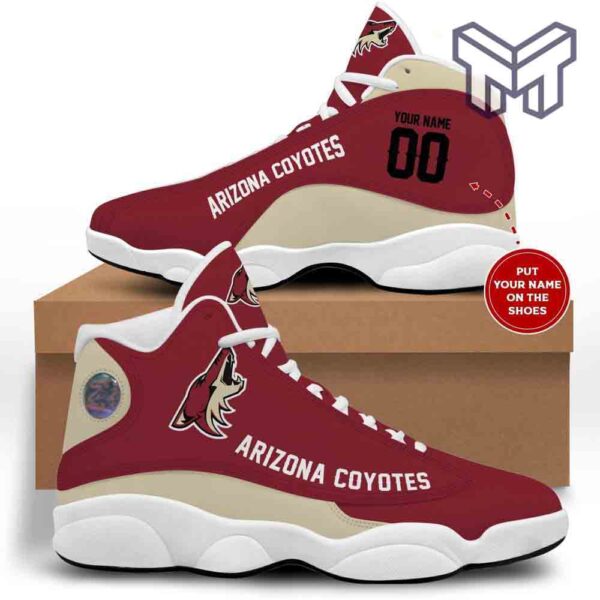 Tubopro Arizona Coyotes AJ13 Sneakers Shoes For Men And Women