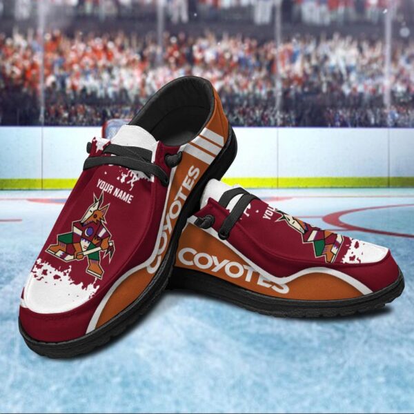 Tubopro Arizona Coyotes Hey Dude Shoes For Men And Women - Image 2