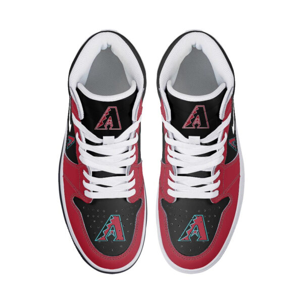 Tubopro Arizona Diamondbacks AJ1 High Sneakers Shoes For Men And Women - Image 3