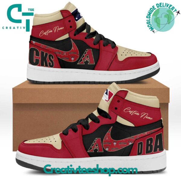 Tubopro Arizona Diamondbacks AJ1 High Sneakers Shoes For Men And Women