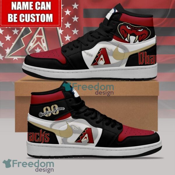 Tubopro Arizona Diamondbacks AJ1 High Sneakers Shoes For Men And Women