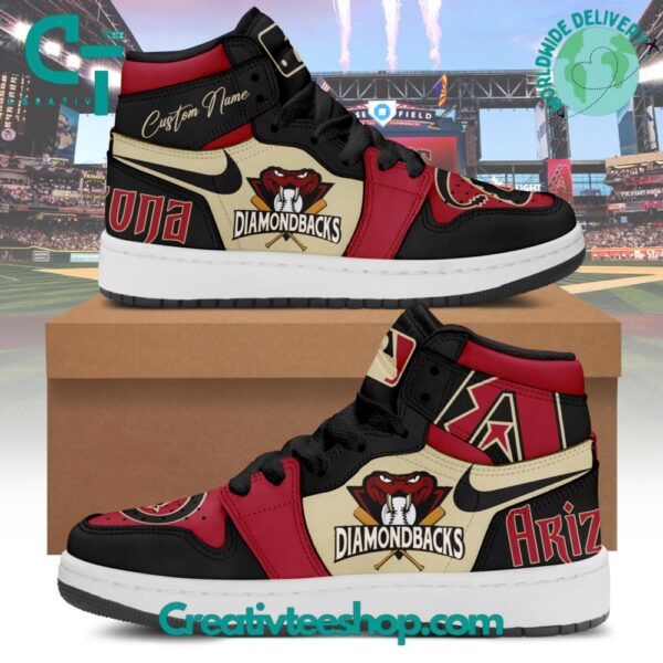 Tubopro Arizona Diamondbacks AJ1 High Sneakers Shoes For Men And Women
