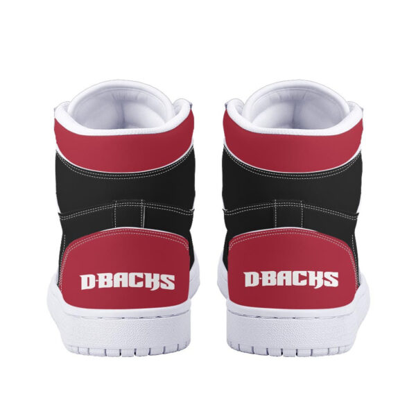 Tubopro Arizona Diamondbacks AJ1 High Sneakers Shoes For Men And Women - Image 4