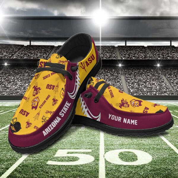 Tubopro Arizona State Sun Devils Hey Dude Shoes For Men And Women - Image 2