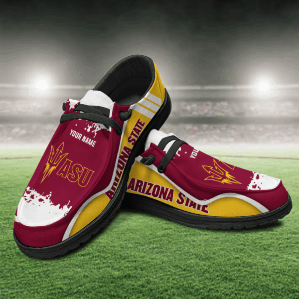 Tubopro Arizona State Sun Devils Hey Dude Shoes For Men And Women - Image 2