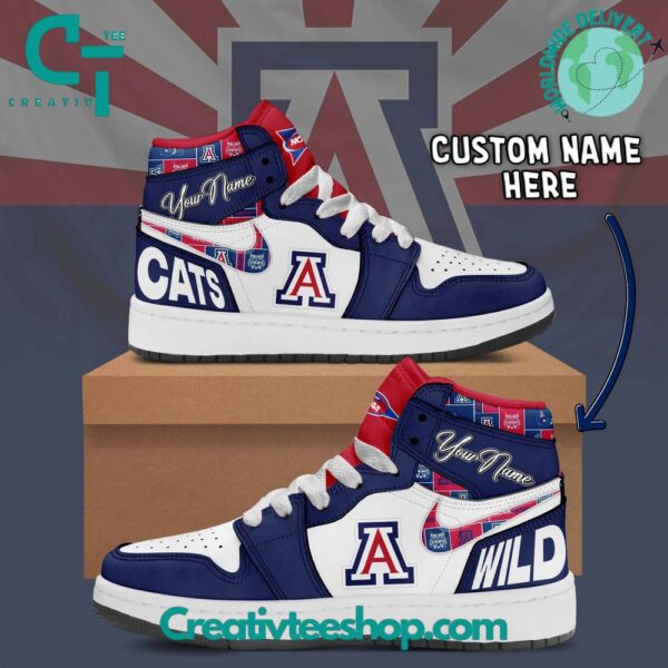 Tubopro Arizona Wildcats AJ1 High Sneakers Shoes For Men And Women