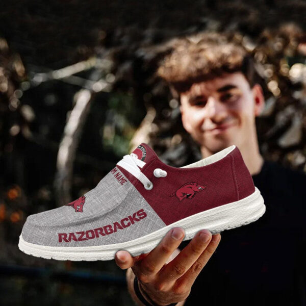 Tubopro Arkansas Razorbacks Hey Dude Shoes For Men And Women