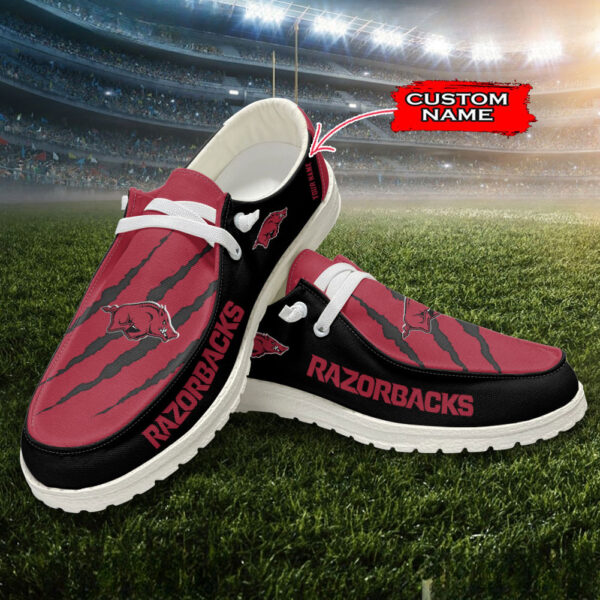 Tubopro Arkansas Razorbacks Hey Dude Shoes For Men And Women