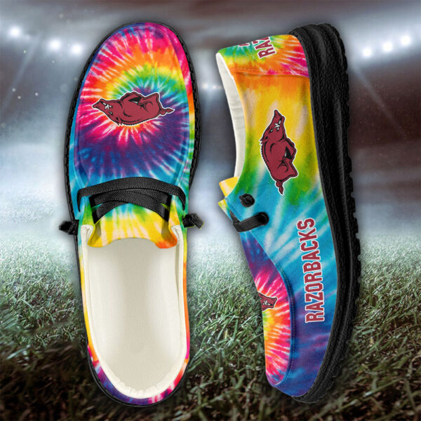 Tubopro Arkansas Razorbacks Hey Dude Shoes For Men And Women - Image 5