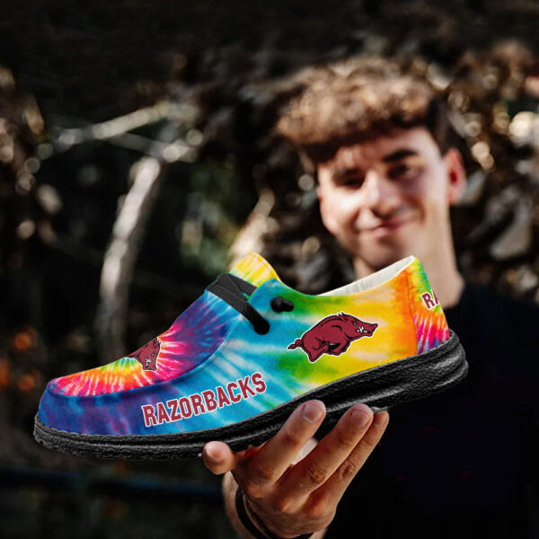 Tubopro Arkansas Razorbacks Hey Dude Shoes For Men And Women - Image 7