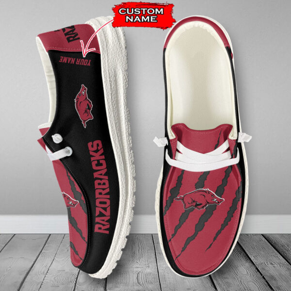 Tubopro Arkansas Razorbacks Hey Dude Shoes For Men And Women - Image 6
