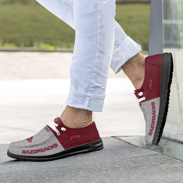 Tubopro Arkansas Razorbacks Hey Dude Shoes For Men And Women - Image 8