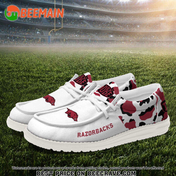 Tubopro Arkansas Razorbacks Hey Dude Shoes For Men And Women - Image 2