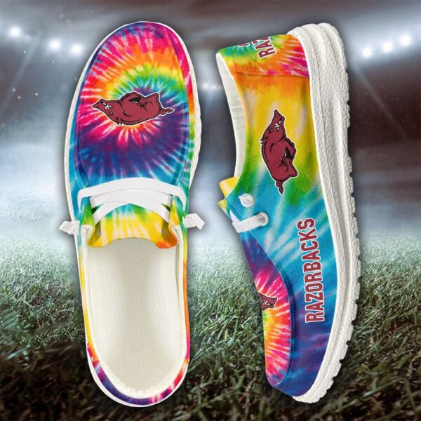 Tubopro Arkansas Razorbacks Hey Dude Shoes For Men And Women - Image 4