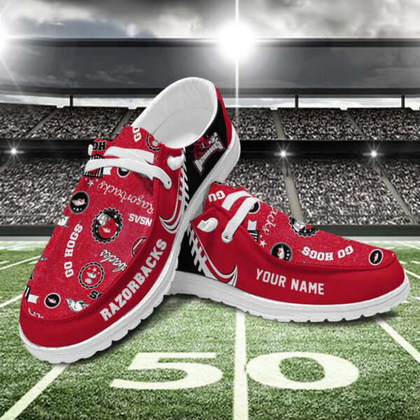Tubopro Arkansas Razorbacks Hey Dude Shoes For Men And Women