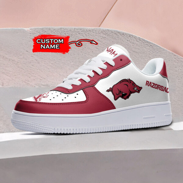 Tubopro Arkansas Razorbacks NCAA Air Low-Top Sneakers Shoes For Men And Women - Image 2