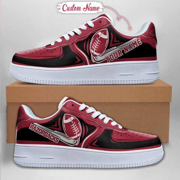 Tubopro Arkansas Razorbacks NCAA Air Low-Top Sneakers Shoes For Men And Women - Image 2