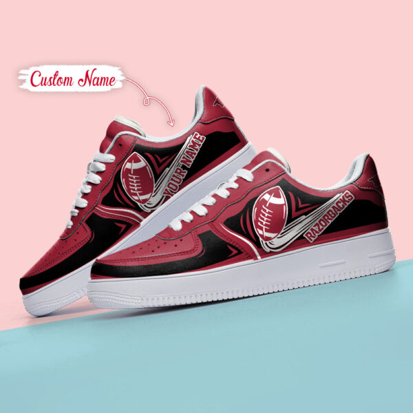 Tubopro Arkansas Razorbacks NCAA Air Low-Top Sneakers Shoes For Men And Women - Image 4
