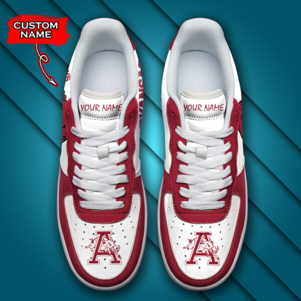 Tubopro Arkansas Razorbacks NCAA Air Low-Top Sneakers Shoes For Men And Women - Image 4