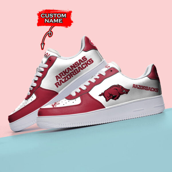Tubopro Arkansas Razorbacks NCAA Air Low-Top Sneakers Shoes For Men And Women - Image 3
