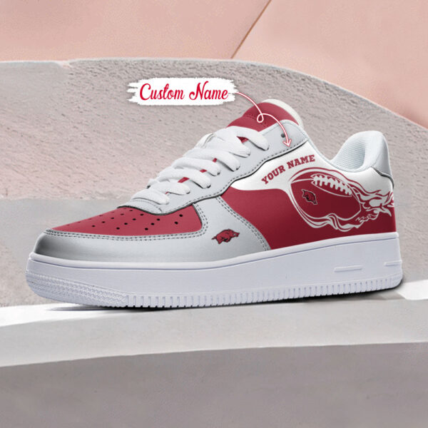 Tubopro Arkansas Razorbacks NCAA Air Low-Top Sneakers Shoes For Men And Women - Image 3